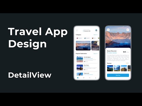 Travel App Design | DetailView