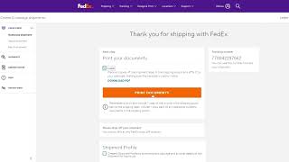 XF3-40_How to Print Shipping Label from Fedex