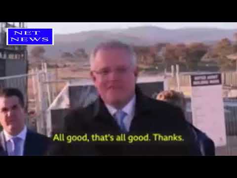 Man kicks out Australia's prime minister Scott Morrison from his lawn