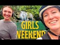 Girls Trip Bangkok To Kanchanaburi Thailand River Kwai Thai Food Bus To Erawan Falls