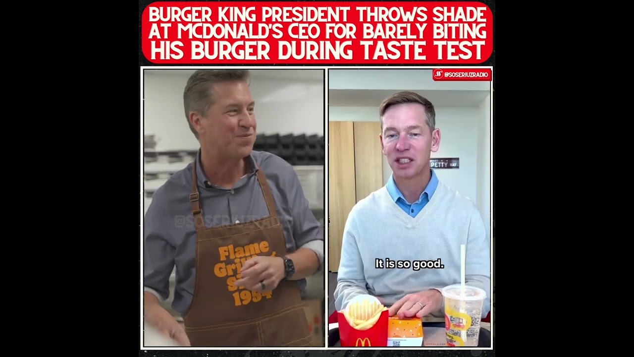 버거킹 CEO도 버거 먹음