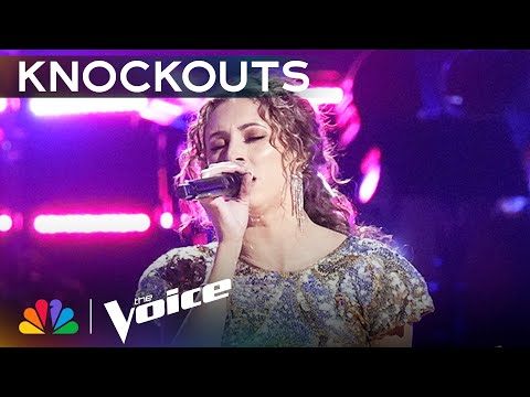 Angie Rey's Gorgeous Voice on "Dirt Cheap" Earns Coach Bublé's STEAL | The Voice Knockouts | NBC