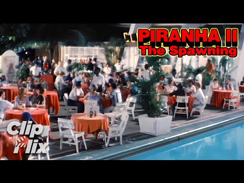 People Enjoy Their Last Evening Alive | Piranha II: The Spawning (7/9) | Monster Movie