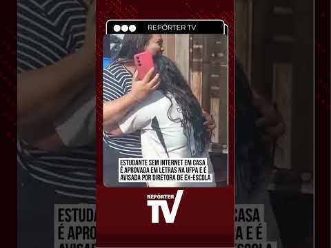 Jovem do Marajó sem internet descobre aprovação na UFPA após visita de diretora