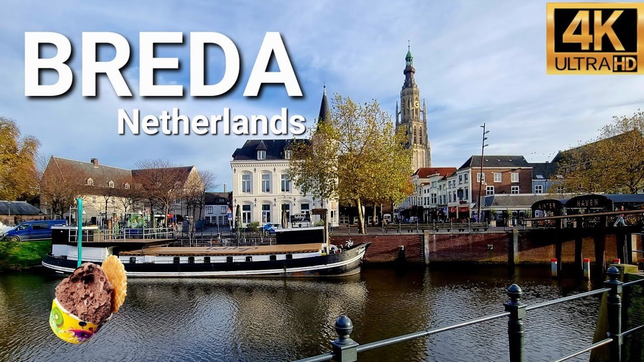 🇳🇱 Breda, Netherlands Walking Tour 4k 60fps UHD