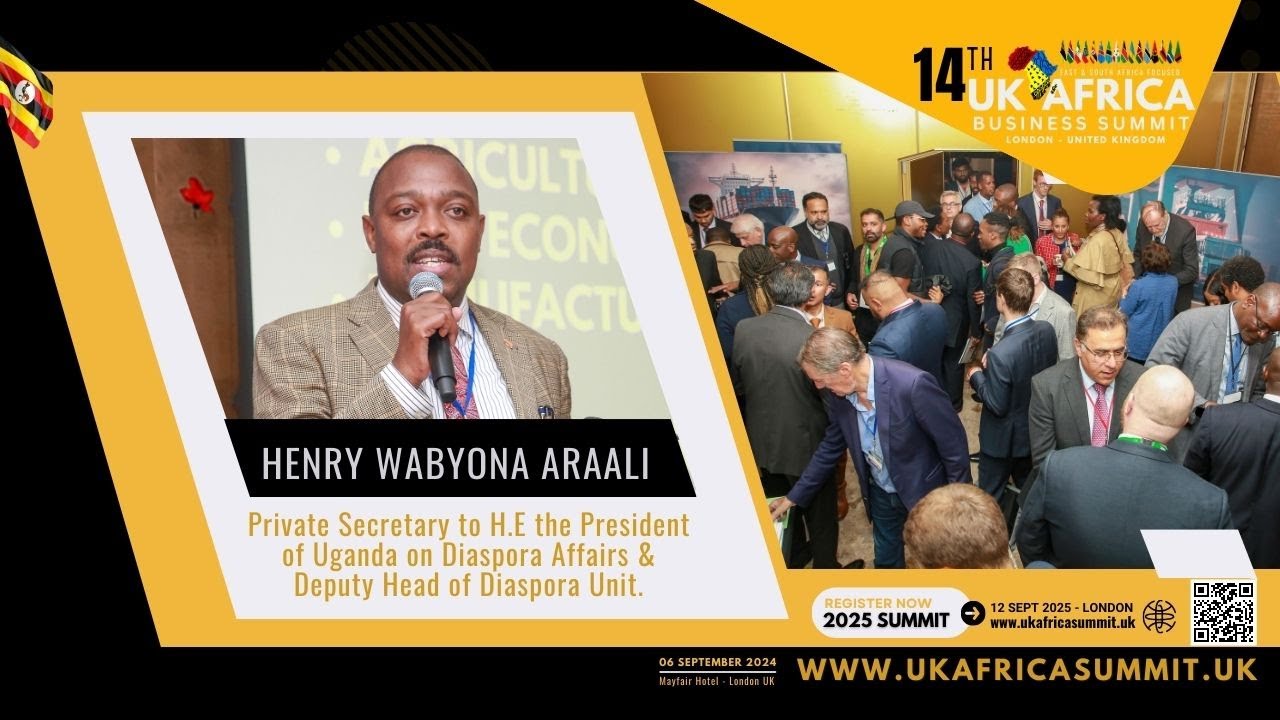 Henry Wabyona Calls for Stronger Support for Ugandan Diaspora at UK-Africa Trade Summit 🌍🤝