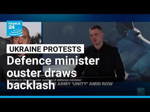 Bitter row splits Ukraine's military leadership after defence minister ousted
