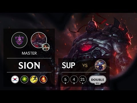 Sion Support vs Yuumi - KR Master Patch 9.14