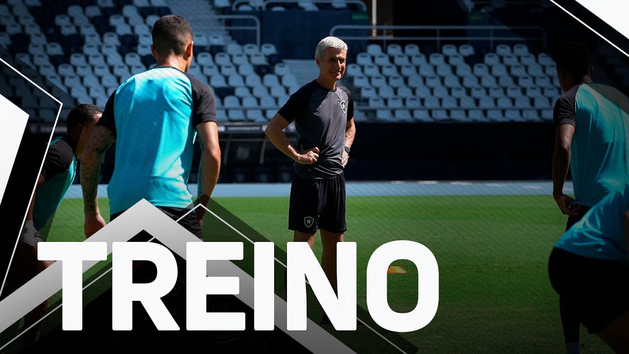 VÍDEO: Botafogo treina na preparação para enfrentar o Ceilândia na Copa do Brasil