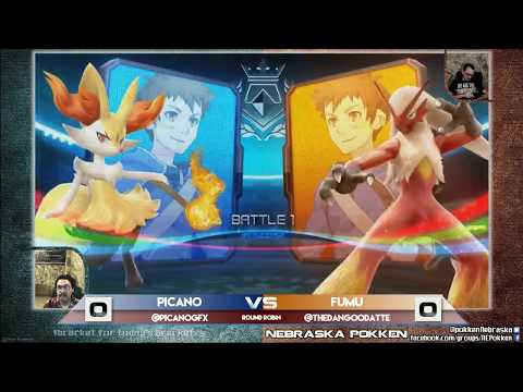 3 Picano (Braixen) vs Fumu (Blaziken) - Pokken at Underground - 08/01/17