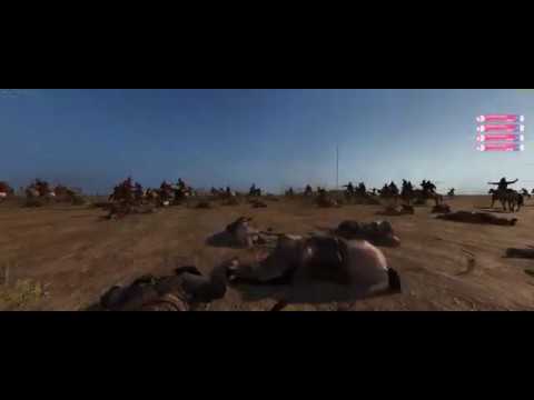 510 Battanian Fiann vs 510 Khuzait horse archers (Bannerlord)