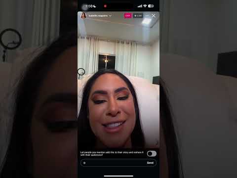 Live Isabelle - Instagram 30/04