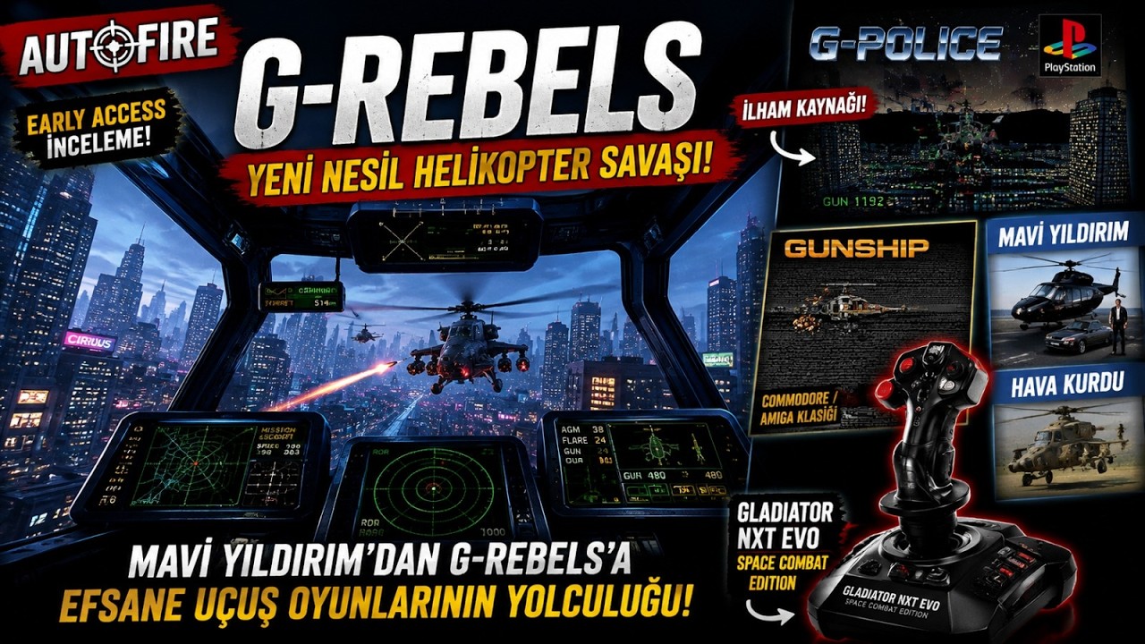 G-Police Geri mi Döndü? G-Rebels ve Helikopter Oyunlarının Efsane Geçmişi