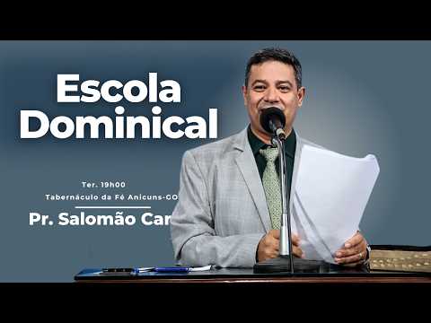 DOMINGO - 12/04/2026 - escola dominical - Anicuns-GO