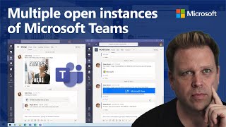 How to open "multiple instances" of Microsoft Teams