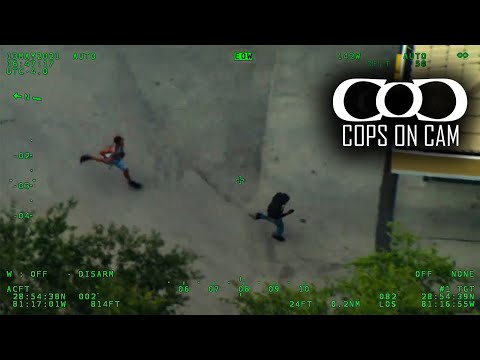 Suspects Flee to the Woods in High Speed Police Chase