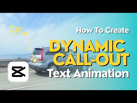 How To Create Dynamic Call-Out Text Animation with Tracking | CapCut PC Tutorial