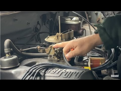 The Secret Screw, Adjusting manual choke on the 1967 Hiboy Truck .
