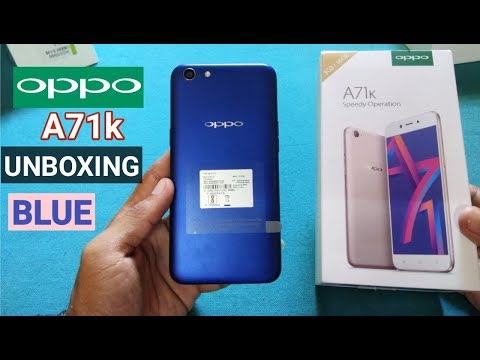 Oppo A71k Unboxing & Overview (Blue) Version  3gb/16gb  ₹9000 Video