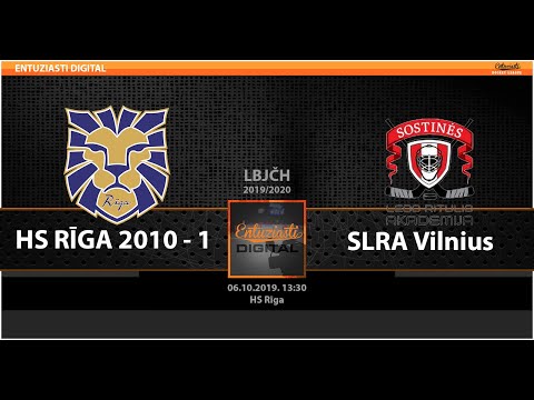2019/2020: LBJČH: U11: A GRUPA HS RĪGA 2010-1 PRET SLRA VILNIUS 06.10.2019. 13:30