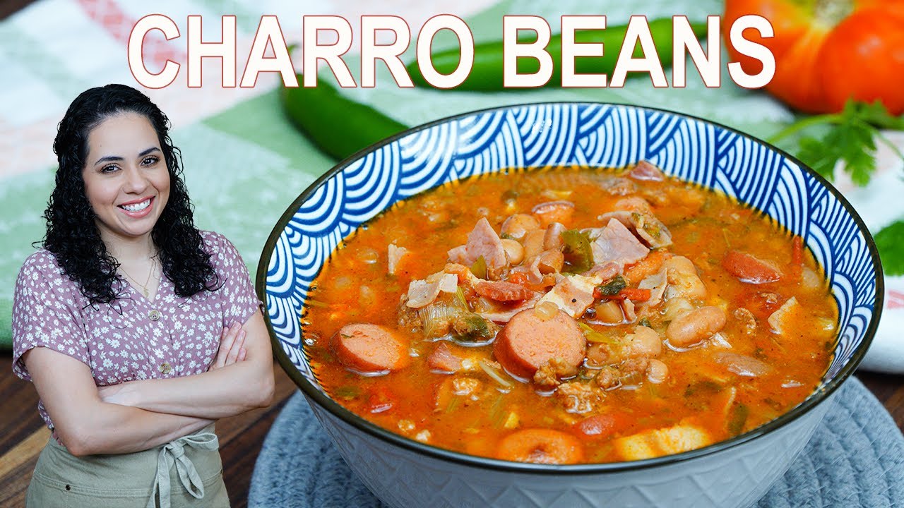 Charro Beans Recipe| Authentic Frijoles Charros | Villa Cocina