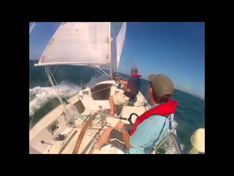 J92 Jammin, two handed round the island race 2013