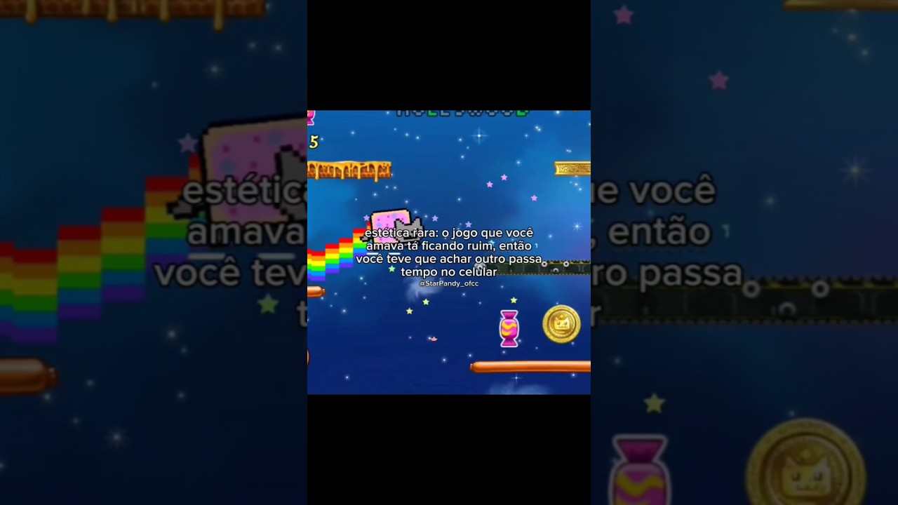 vocês também? (jogo: Nyan Cat: Lost In Space) #game #nyancat #trend #rumo60k