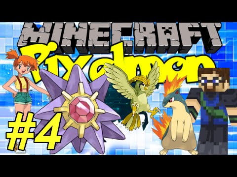 Minecraft Pixelmon Multiplayer Let's Play - Episode 4 - GYM LEADER MISTY