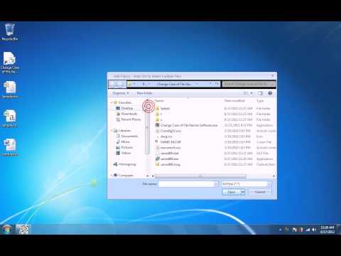 Change Case Of File Names Software