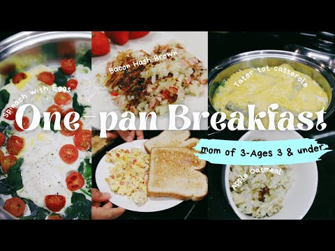 5 Breakfast Recipes made in One-Pan! | Quick and Easy breakfast | Family of 5