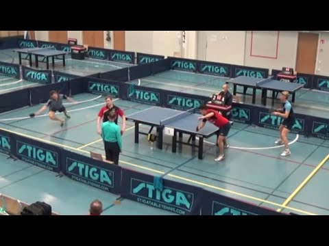 Four  good rallies in the  Men's doubles final (Finnish championships 2021)