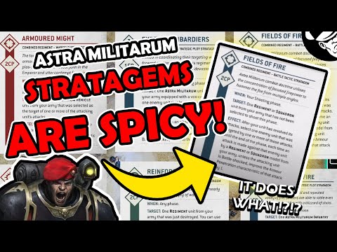 The Guard Stratagems are looking SPICY! | 10th Edition | Astra Militarum Tactics