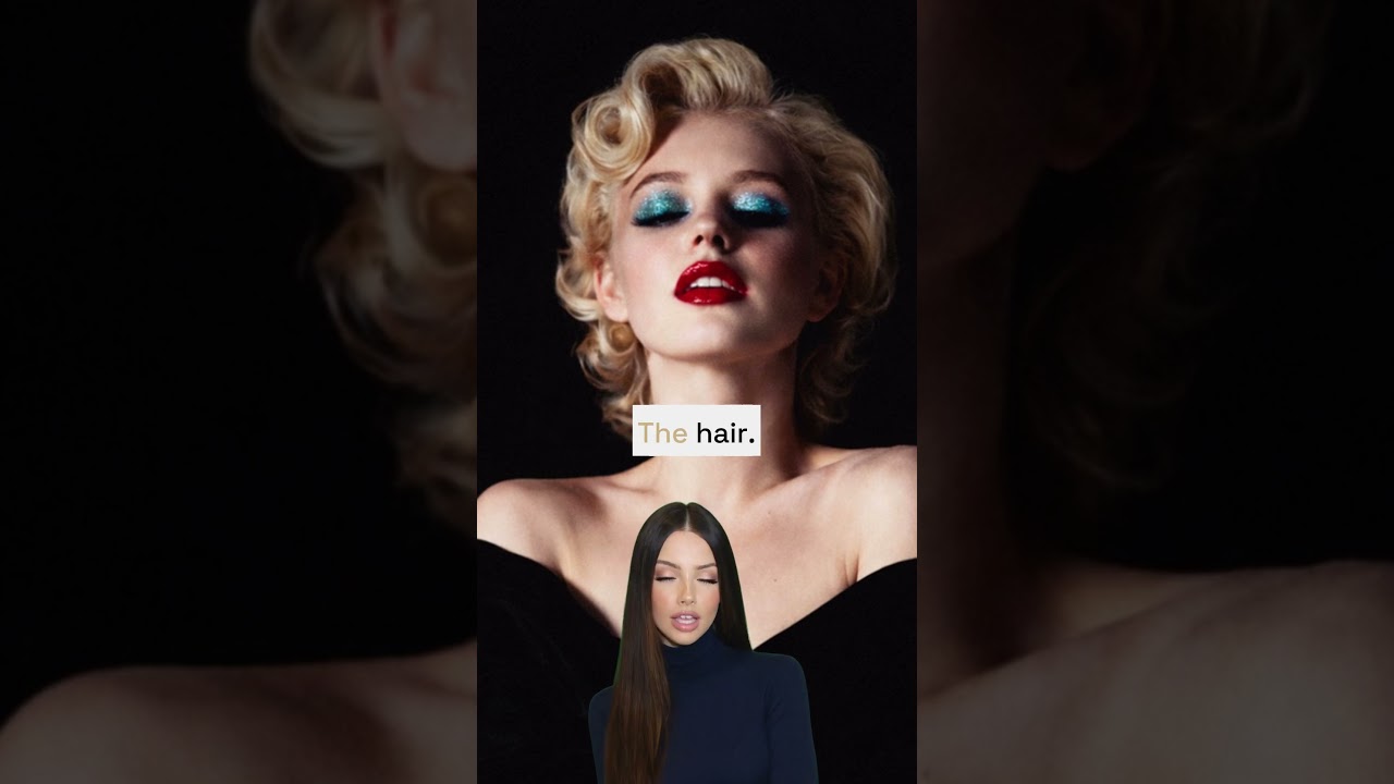 Marilyn Monroe reimagined on film. Tyler Shields Showgirl.#Shorts #MarilynMonroe #TylerShields #Art