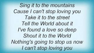 Lionel Richie - Shout It To The World Lyrics
