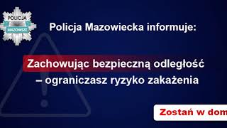Nowe obostrzenia. Policjanci przypominają (wideo)