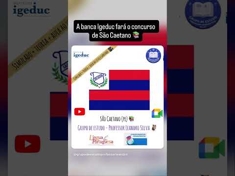A banca Igeduc fará o concurso de São Caetano (PE)📚