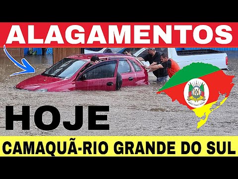 🚨ALAGAMENTOS em CAMAQUÃ no RIO GRANDE DO SUL 😧HOJE 09/12/25 