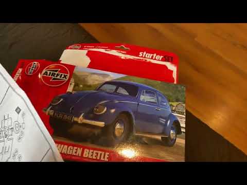 Airfix starter set Volkswagen Beetle 1/32 scale model June 2023