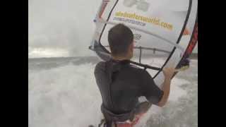 preview picture of video 'Newgale Windsurfing Oct 26th 2014'