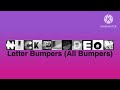 Nickelodeon Letter Bumpers All Bumpers FANMADE