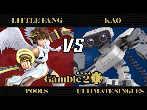 The Gamble 2 Pools - Little Fang (Pit) vs. KAO (ROB) - SSBU