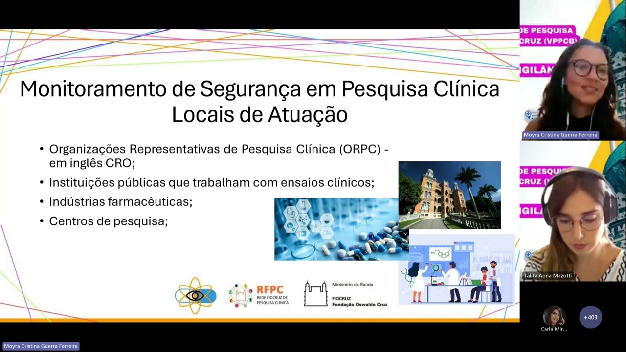Palestra 3 - Webinar Farmacovigilância na Pesquisa Clínica