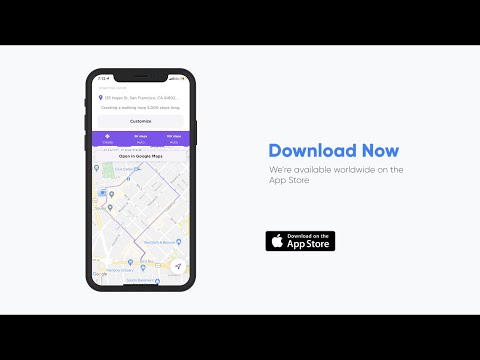 Walking Route iOS App - The Smartest Way to Get Your Steps In [w/ Google Maps Support] thumbnail