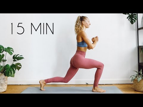 15 MIN AT HOME LEG/BUTT/THIGH WORKOUT (No Equipment)