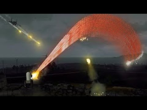 Ukraine war today MiG-29s in Action vs C-RAM - Phalanx CIWS - AA Missile - Military Simulation