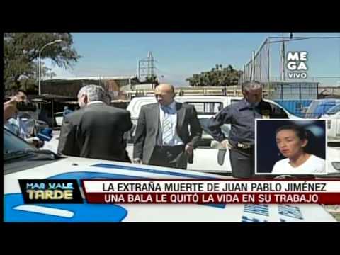 Nota sobre la extraña muerte de Juan Pablo Jiménez