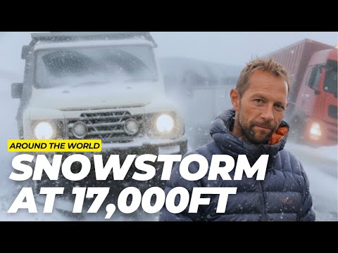 17,000ft: STUCK In a SNOWSTORM | China to Mongolia | EP25