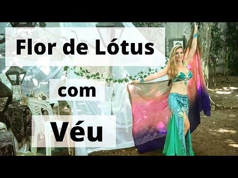 Aula de Dança do Ventre- Movimento de Véu Flor de Lótus / Belly Dance