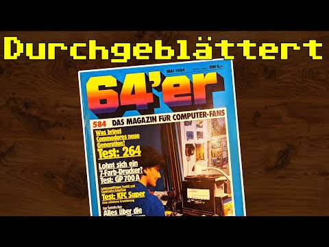 Die zweite Ausgabe - Mai der 64er Zeitschrift (05-1984) durchgeblättert und kommentiert