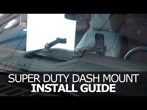 2023+ Super Duty Dash Mount (PRO + Standard) Install Guide